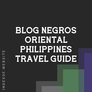 Negros Oriental Travel Guide 2026: Apo Island, Manjuyod Sandbar & 2026 NIR Updates | Logo - Indexof